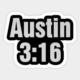 Stone Cold Steve Austin 316 Sticker